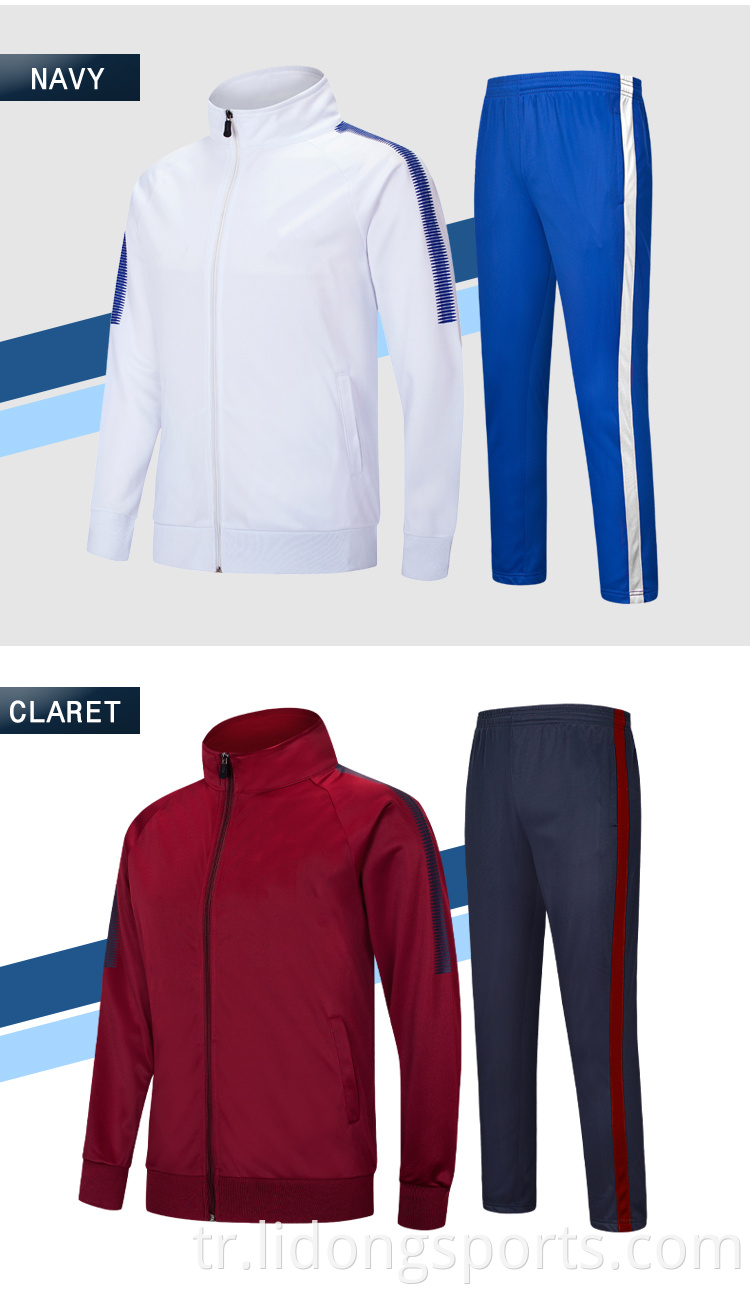 Lidong Yeni Tasarım Spor Parkur Takımları/Özel Süblimasyon Boş Jogging Wear Erkekler